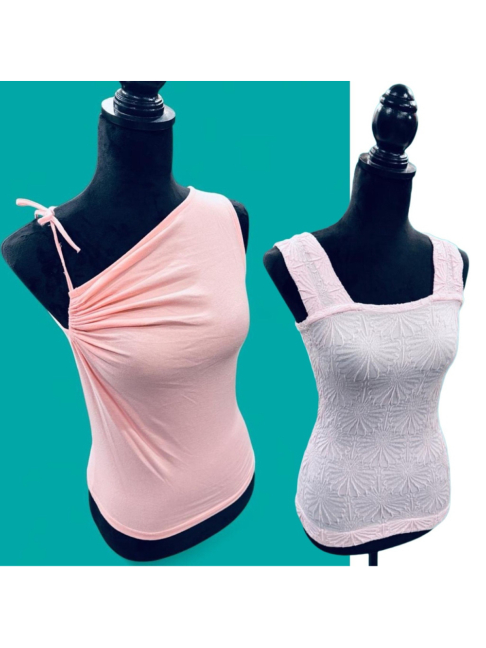 Y2K Pink Top Bundle Women’s Medium French Twist No Boundaries Asymmetrical
